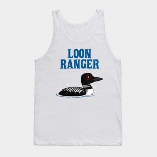 Funny Cartoon Loon Ranger Tank Top